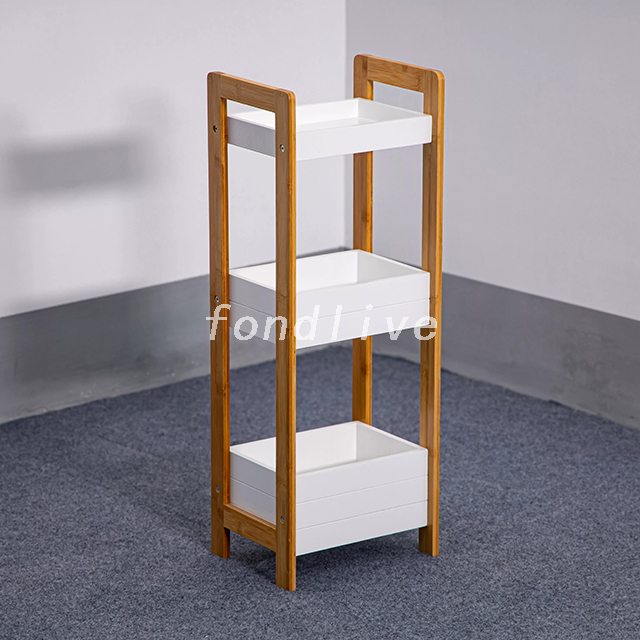 Venta caliente MDF Caddy Baño Stoarge Estante