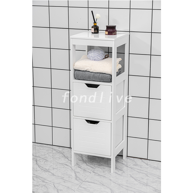 Mueble de almacenamiento de 2 cajones Mueble de almacenamiento de baño