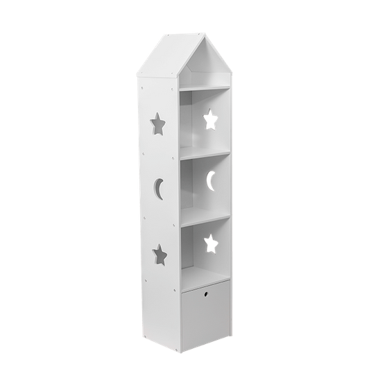 Gabinete de almacenamiento de estantería para niños