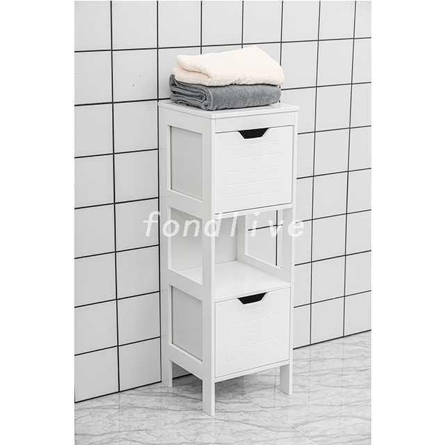 Mueble de almacenamiento de 2 cajones Mueble de almacenamiento de baño