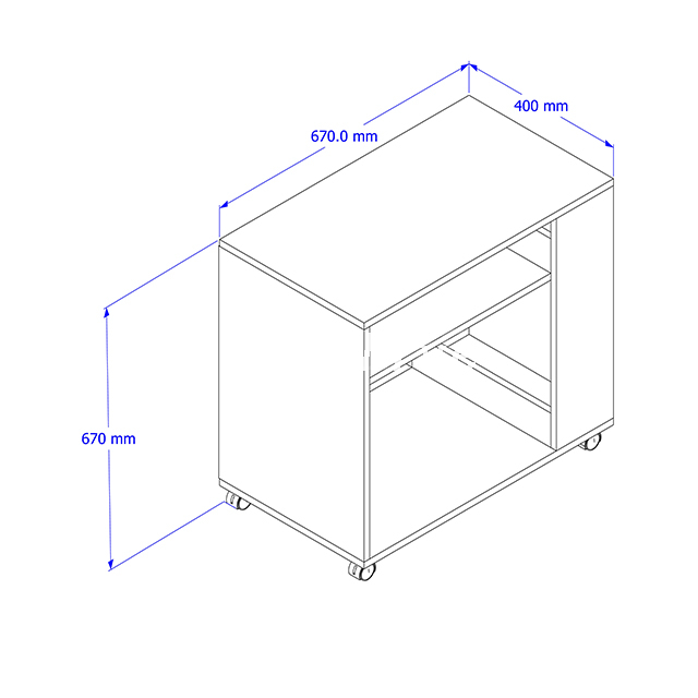 Mesa auxiliar moderna impermeable para sala de estar